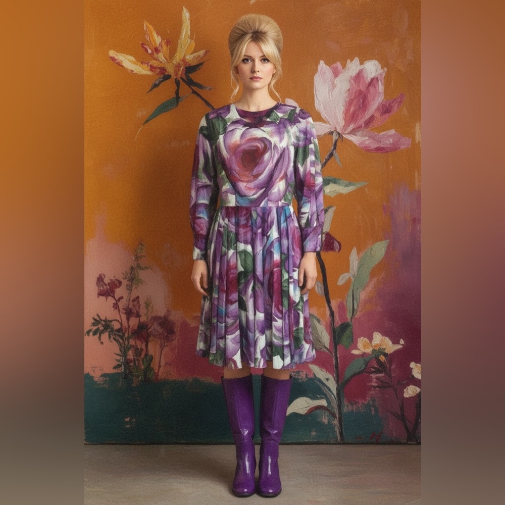 Vintage 70s disco dress